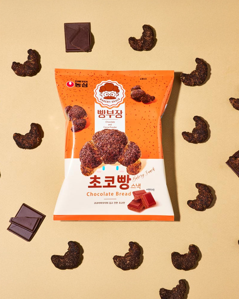 NONGSHIM Ppang Bujang(Bread Manager) Chocolate Flavor Roll 55g