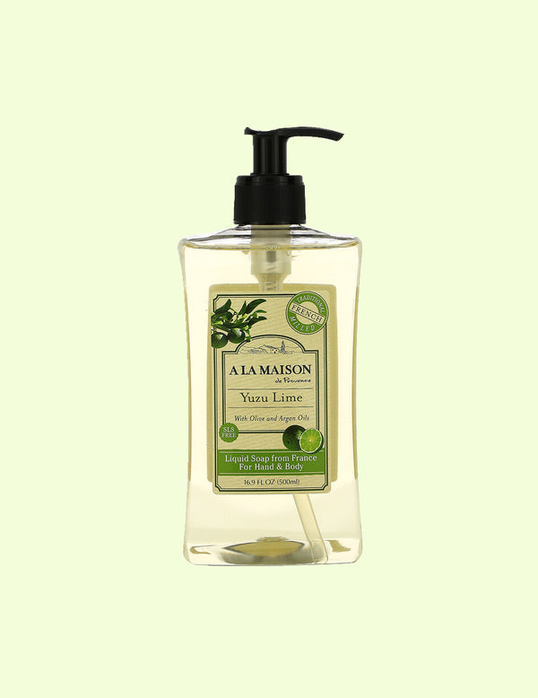 Yuzu Lime Liquid Soap with Olive and Argan Oils