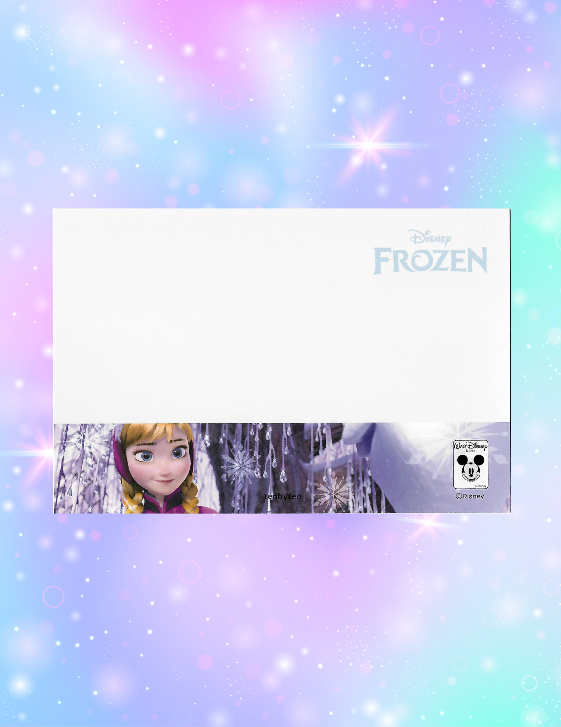 frozen printable birthday card