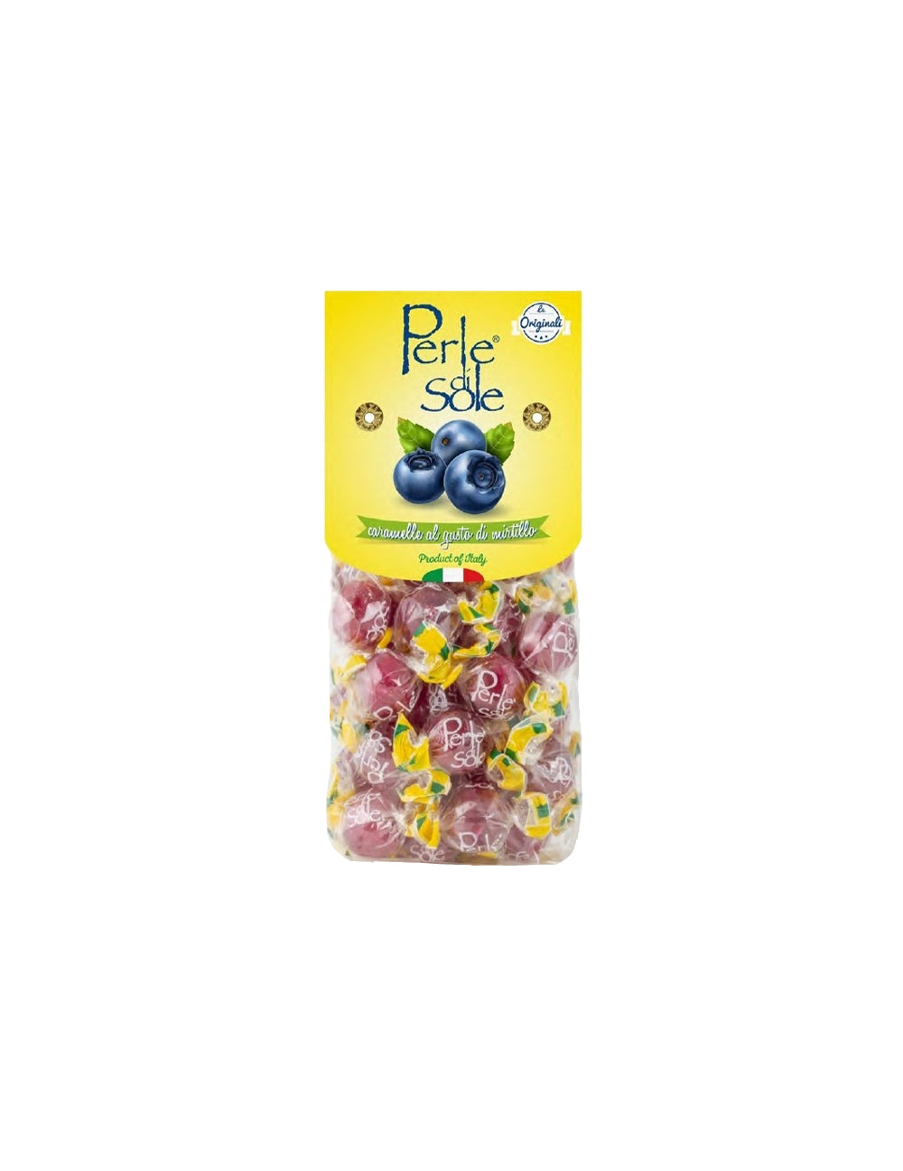 Perle di Sole Blueberry Drop Candies - 200g (7oz)
