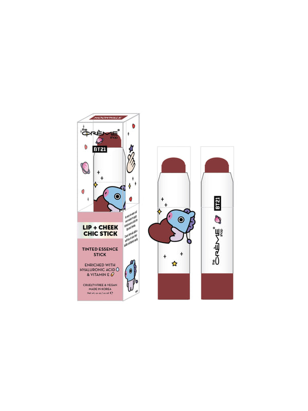 THE CREME SHOP Tinted Essence Stick Lip & Cheek - BT21 Mang Moonwalk