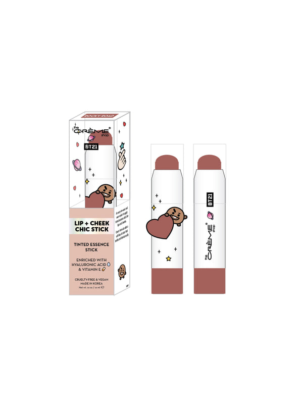 THE CREME SHOP Tinted Essence Stick Lip & Cheek - BT21 Shooky Rocky Road