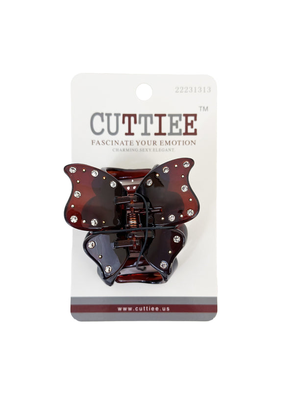 CUTTIEE 2.5" Butterfly Hair Claw Clip