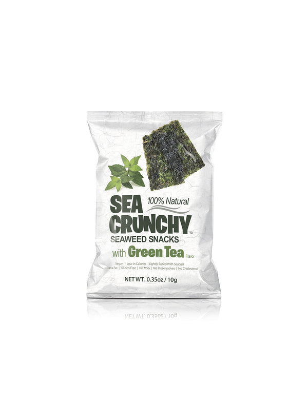 Sea Crunchy Seaweed Snack with Green Tea