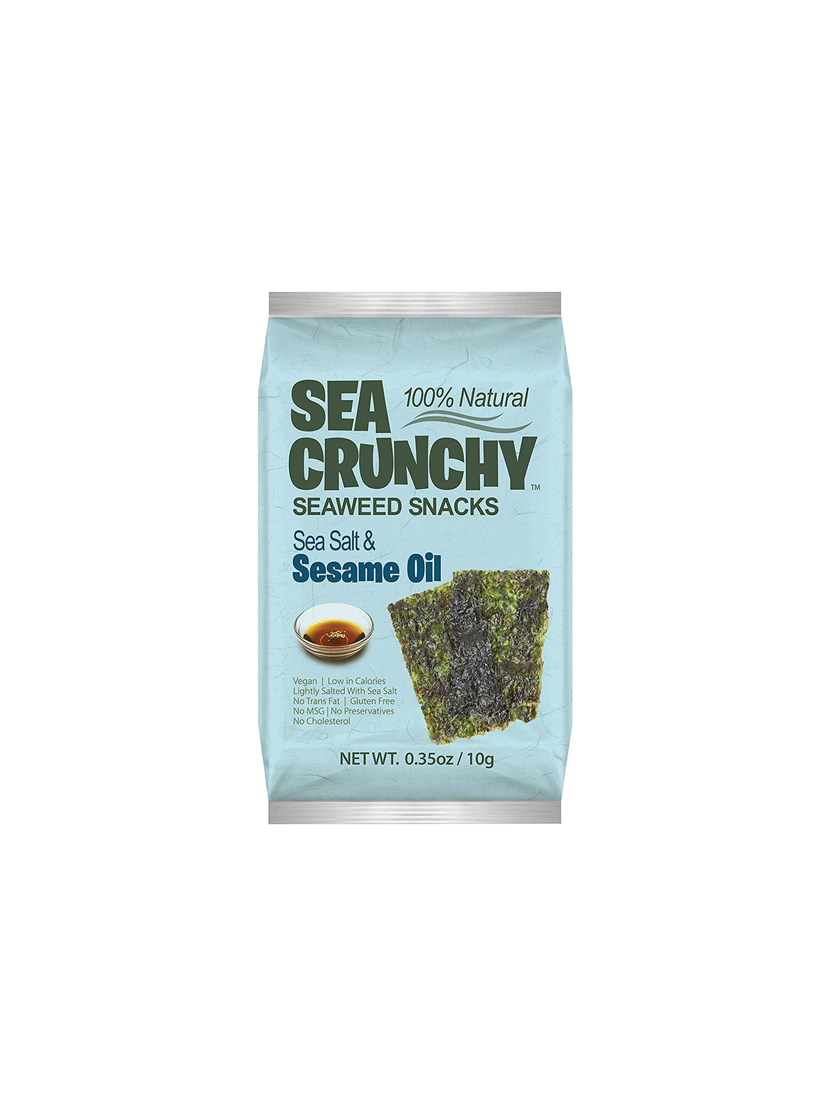 Sea Crunchy Seaweed Snack with Sea Salt & Sesame Oil TIMELY BASKET