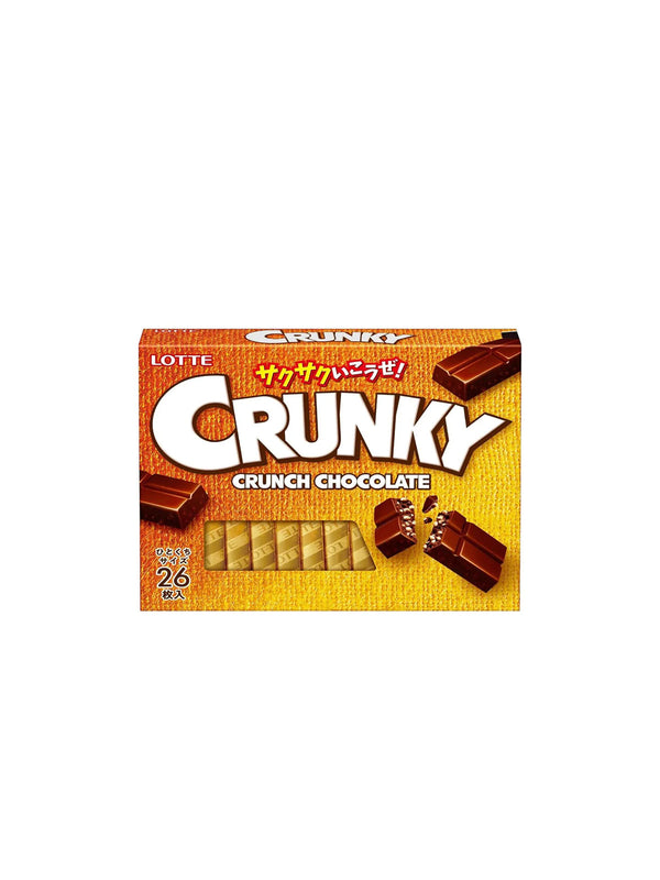 LOTTE Crunky Excellent Chocolate Box (26PC) 96.3g(3.4oz)