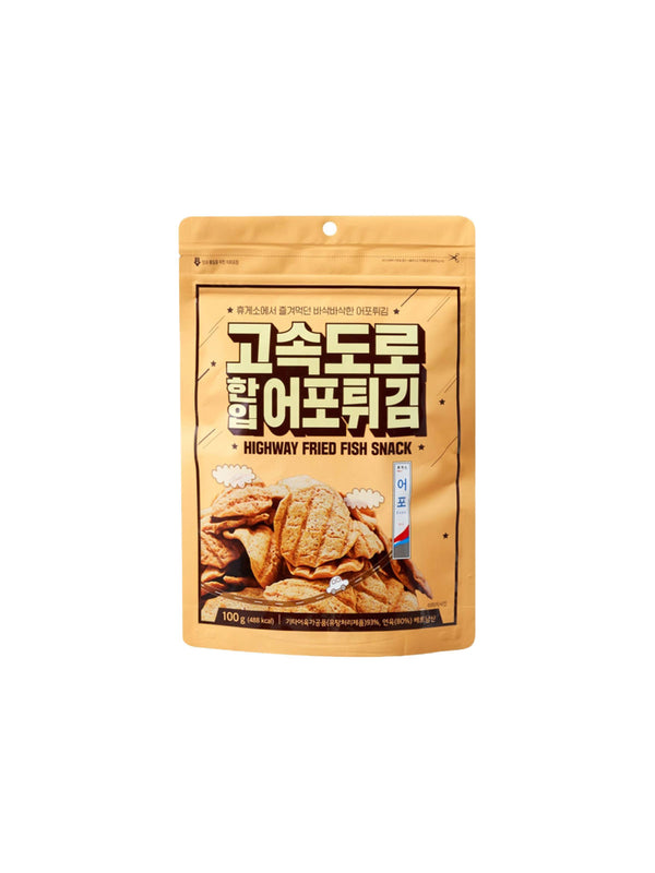 MYUNG SUNG Highway Fried Fish Snack - One Bite Sized 100g(3.53oz)