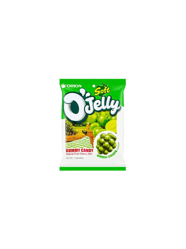 ORION O'Jelly Soft Gummy Candy (Green Grape) 66g(2.33oz)