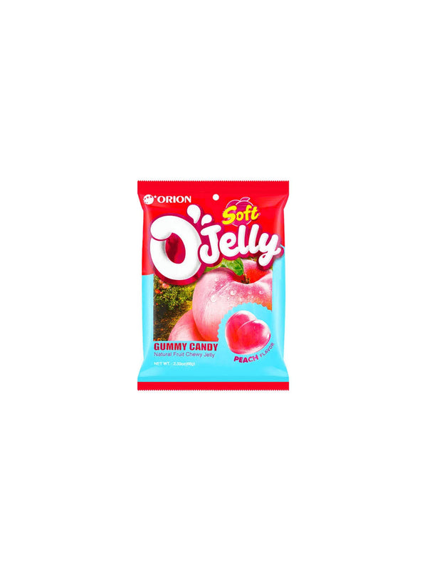 ORION O'Jelly Soft Gummy Candy (Peach) 66g(2.33oz)