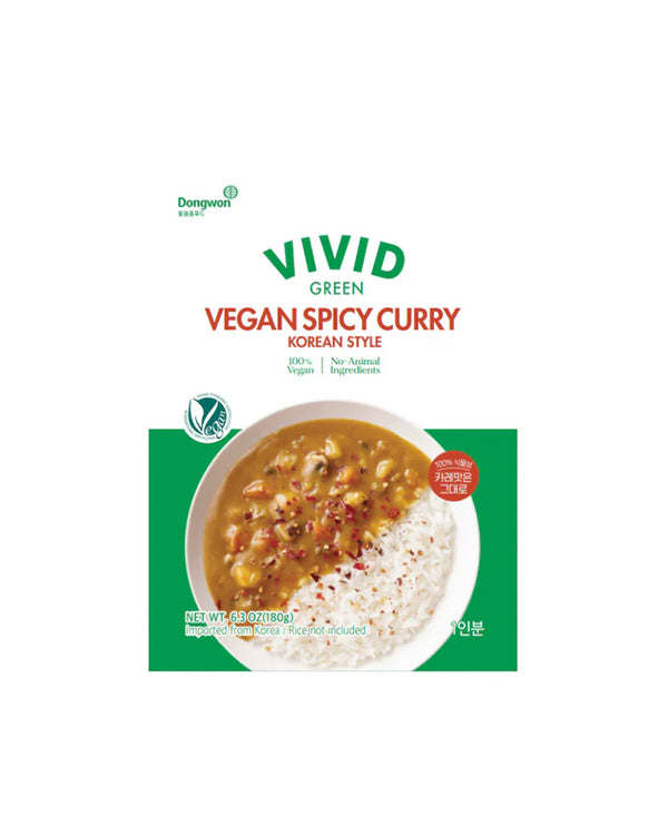 DONGWON Vivid Kitchen Green Vegan Curry Spicy 180g(6.35oz)