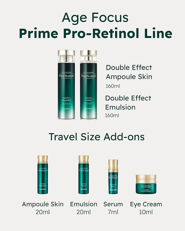 ISA KNOX 2025 Age Focus Prime Skincare 3-Set
