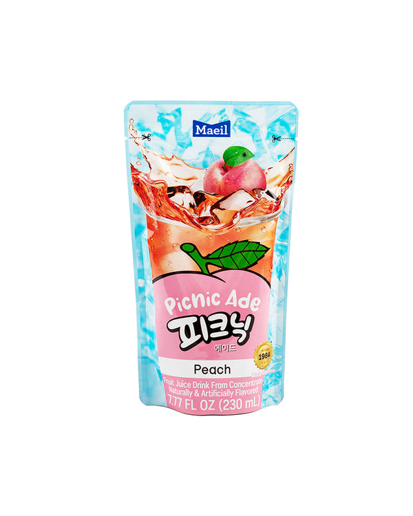 MAEIL Picnic Peach Ade Pouch Drink 230mL(7.77 fl oz)