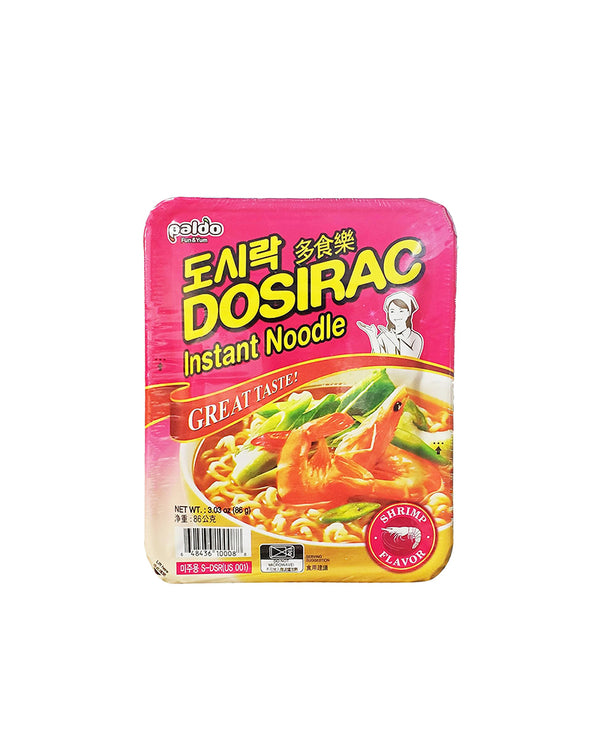 PALDO Dosirac Ramen Noodle Soup Shrimp Flavor 86g(3.17oz)