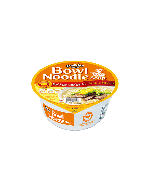 PALDO Bowl Noodle Soup Gomtang(Beef) Flavor 86g(3.17oz)