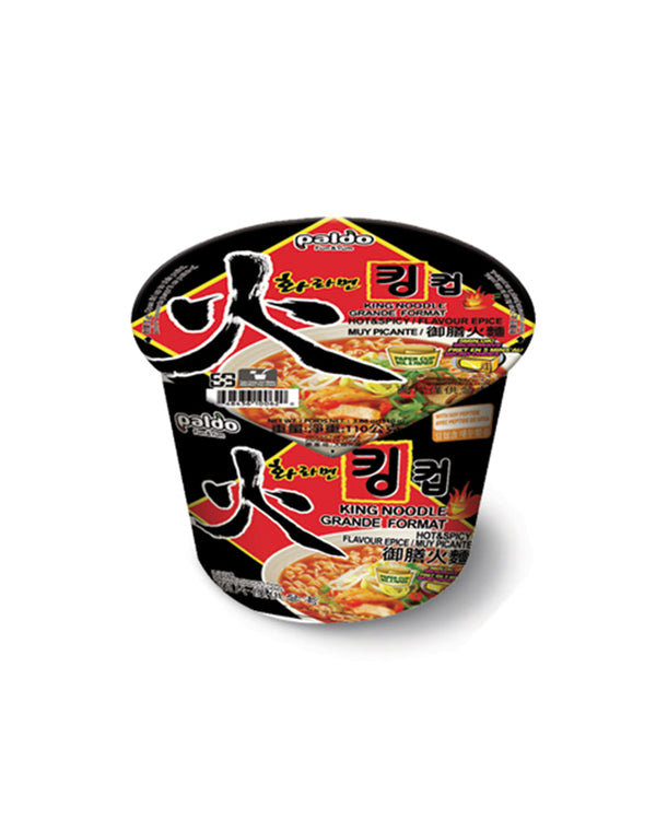 PALDO Hwa Ramen Hot & Spicy King Cup Noodle 110g(3.88oz)