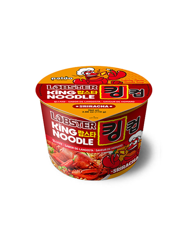 PALDO Lobster Sriracha Flavor King Cup Noodle 110g(3.88oz)