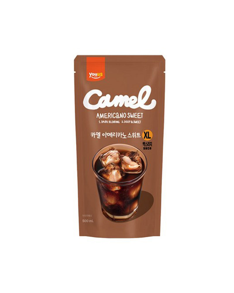 YOUUS Camel Hazelnut Flavored Coffee XL Pouch 500mL (16.9 fl oz