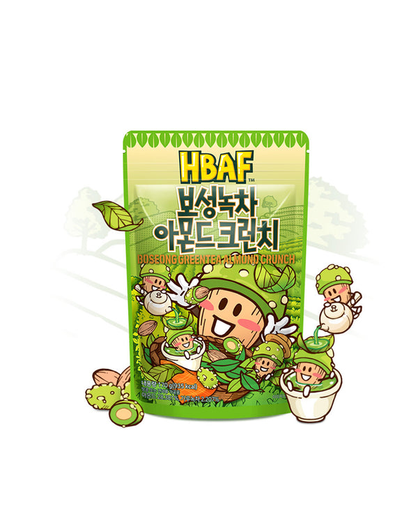 HBAF Boseng Green Tea Almond Crunch 6oz(170g)