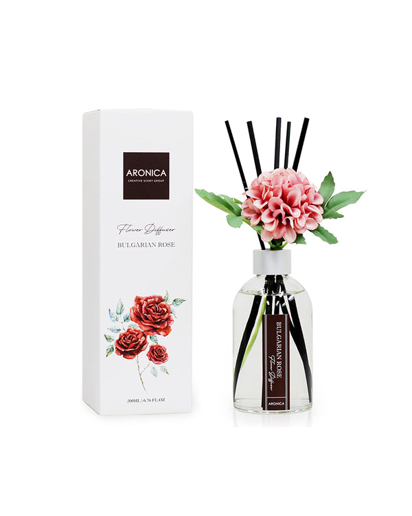 ARONICA Flower Diffuser - Bulgarian Rose 200mL(6.76 fl oz)