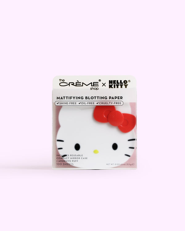 THE CREME SHOP Hello Kitty Mattifying Blotting Paper + Reusable Mirror Compact