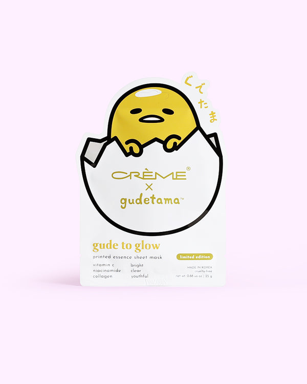 THE CREME SHOP Gudetama Cude To Glow Printed Essence Sheet Mask