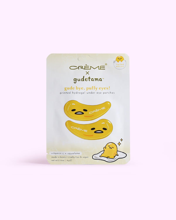 THE CREME SHOP Gudetama Gude Bye, Puffy Eyes! Printed Hydrogel Under Eye Patches