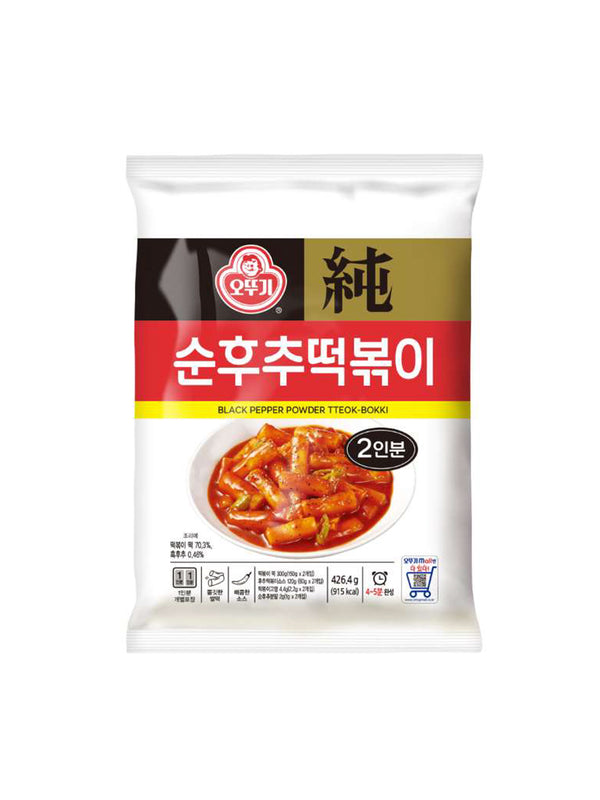 OTTOGI Rice Tteok-bokki with Black Pepper Powder 2 Servings 426.4g(15.04oz)
