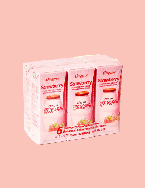 Strawberry Flavored Milk 6PK