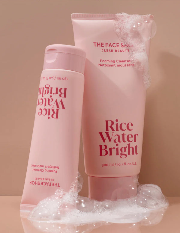 THE FACE SHOP Rice Water Bright Cleansing Foam [Renewal Package]