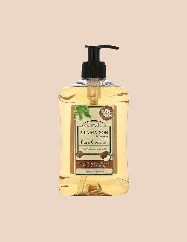 Pure Coconut Liquid Soap with Olive and Argan Oils