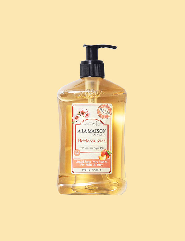 Heirloom Peach Liquid Soap with Olive and Argan Oils