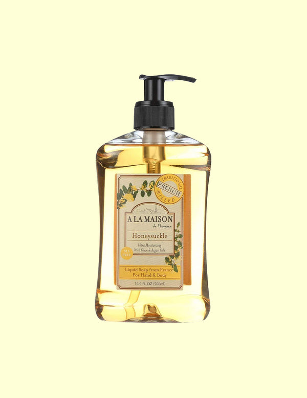 Honeysuckle Liquid Soap with Olive and Argan Oils