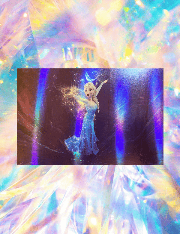 Hologram Postcard [Disney] Frozen Elsa