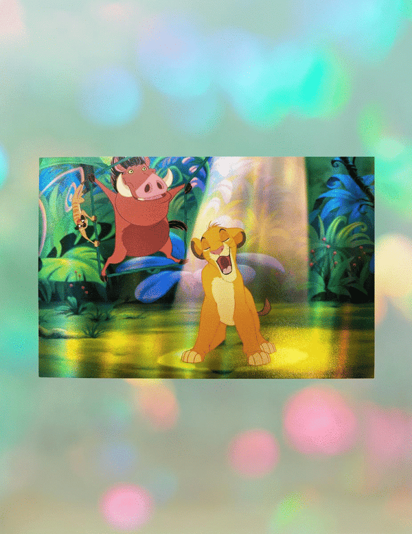 Hologram Postcard [Disney] Lion King Singing