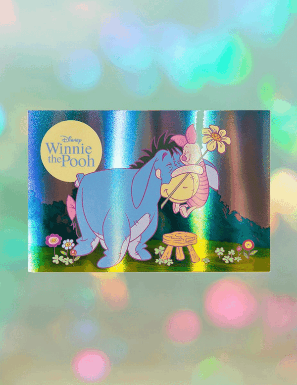 Hologram Postcard [Disney] Winnie the Pooh Hug