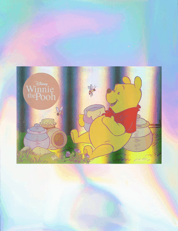 Hologram Postcard [Disney] Winnie the Pooh Sweet