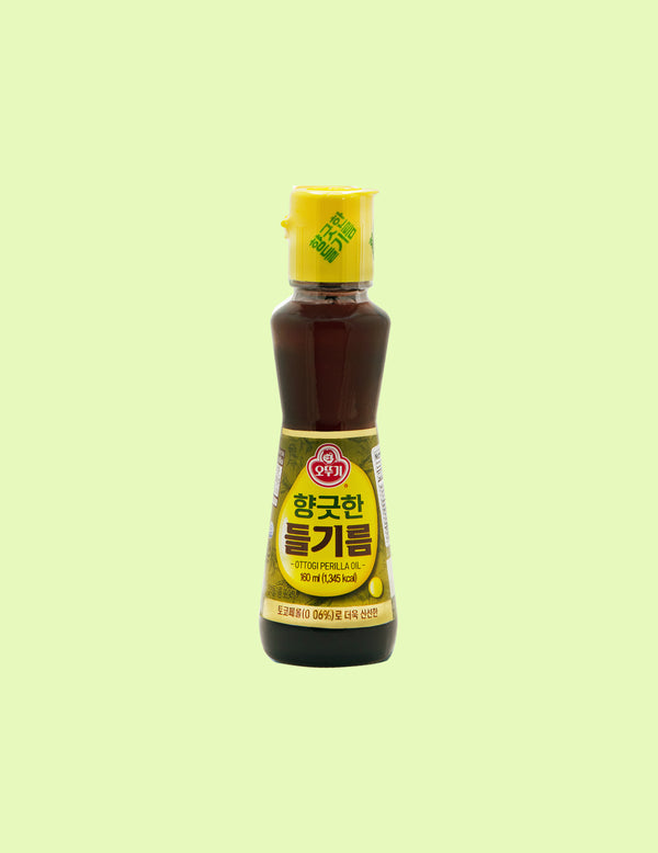 Korean Perilla Oil Glass Bottle