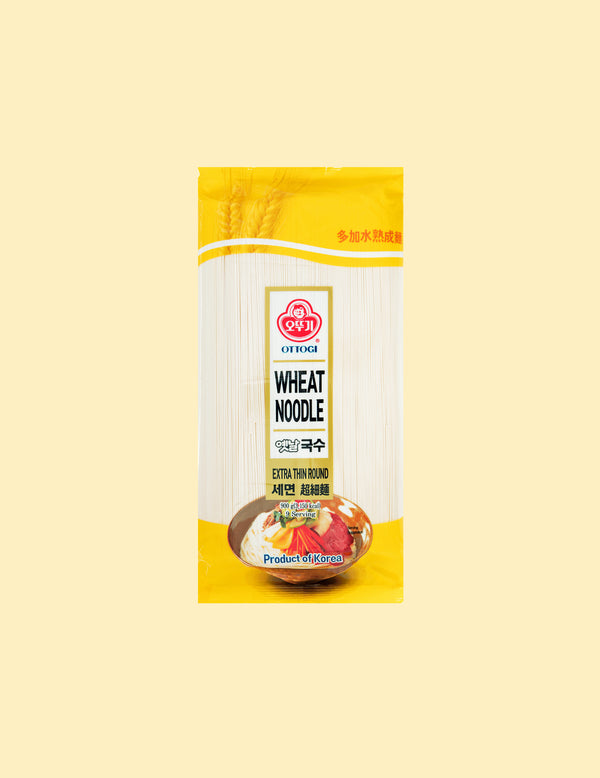 Extra Thin Round Wheat Noodle [Se-Myun]